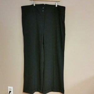 Lane Bryant The Sophie Straight Fit Black Pant 24L